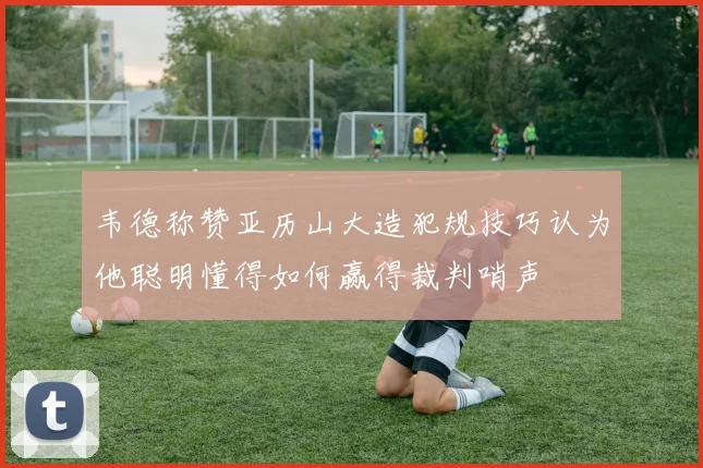 韦德称赞亚历山大造犯规技巧认为他聪明懂得如何赢得裁判哨声